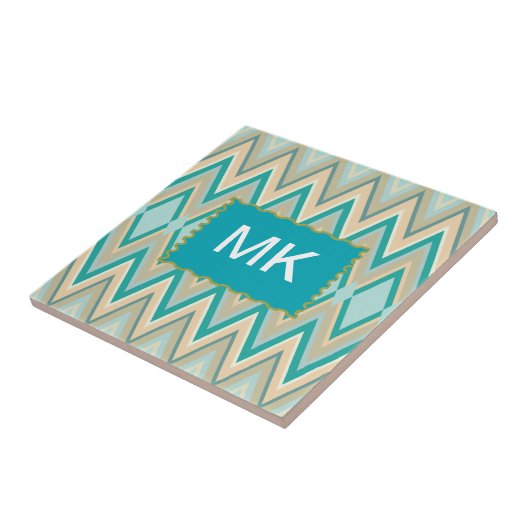 Zickzack-Telefone diagonal Fliese (Seite)