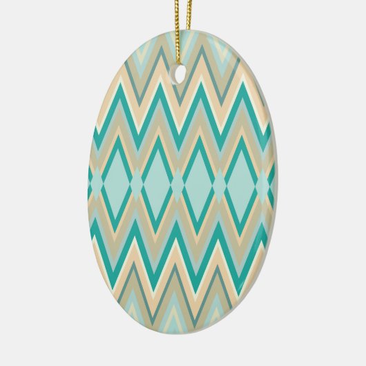 Zickzack-Telefone diagonal Keramikornament (Links)