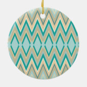 Zickzack-Telefone diagonal Keramikornament (Hinten)