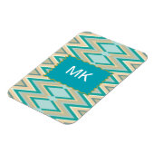 Zickzack-Telefone diagonal Magnet (Linke Seite)