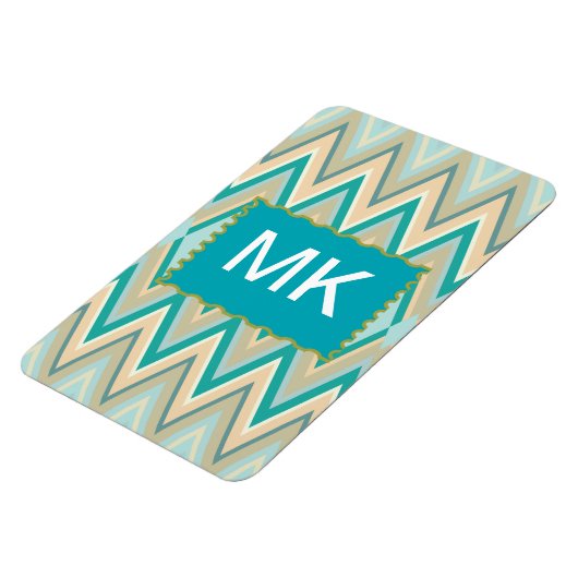 Zickzack-Telefone diagonal Magnet (Linke Seite)