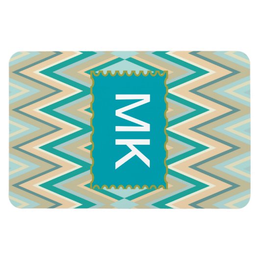 Zickzack-Telefone diagonal Magnet (Horizontal)