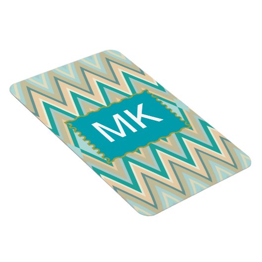 Zickzack-Telefone diagonal Magnet (Rechte Seite)