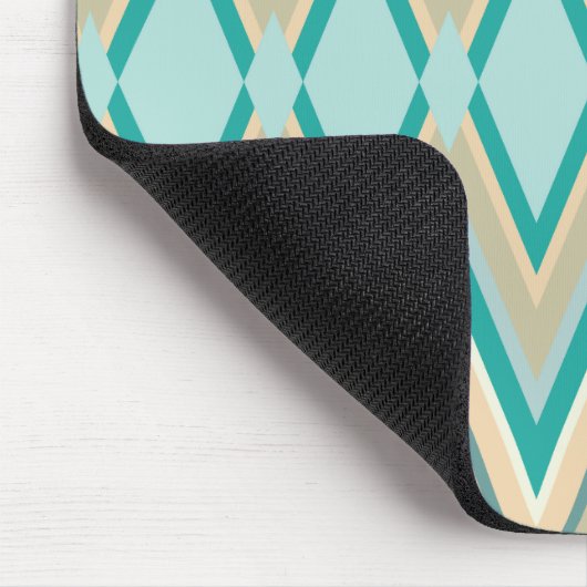 Zickzack-Telefone diagonal Mousepad (Ecke)