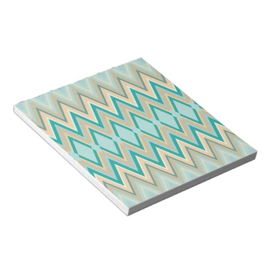 Zickzack-Telefone diagonal Notizblock (angewinkelt)