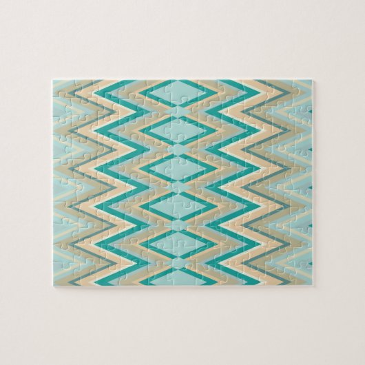 Zickzack-Telefone diagonal Puzzle (Horizontal)