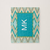 Zickzack-Telefone diagonal Puzzle (Vertikal)