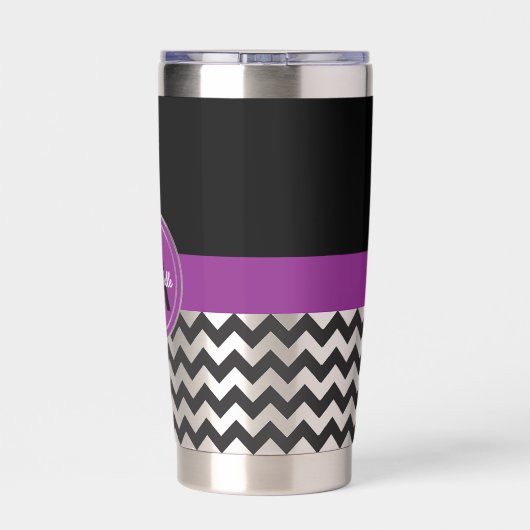 Zickzack Thermobecher (Rückseite)