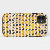 Zickzack Tiger Schwarz/Orange-Print Case-Mate iPhone Hülle (Rückseite (Horizontal))