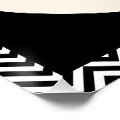 Zickzack Triple Teapots Poster (Ecke)