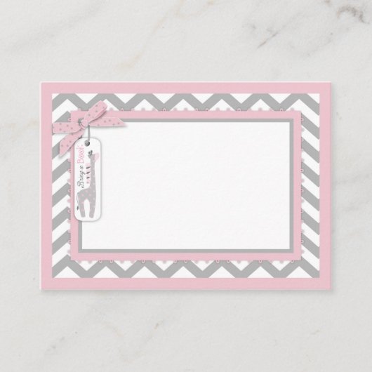 Zickzack Tutu Jumper Giraffe Bringen Sie eine Book Begleitkarte (Vorderseite)