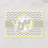 Zickzack Tutu Krawatte Diape Owl bringen eine Buch Begleitkarte (Rückseite)