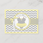 Zickzack Tutu Windel Jumper Owl Bringen Sie eine B Begleitkarte (Rückseite)