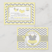 Zickzack Tutu Windel Jumper Owl Bringen Sie eine B Begleitkarte (Vorne/Hinten)