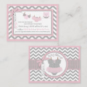 Zickzack Tutu Windel Jumper Owl Bringen Sie eine B Begleitkarte (Vorne/Hinten)