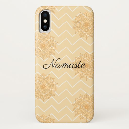 Zickzack und Verzierte Musternamen Case-Mate iPhone Hülle (Rückseite)