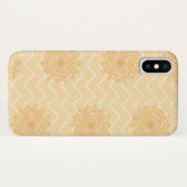 Zickzack und Verziertes Muster Case-Mate iPhone Hülle (Rückseite (Horizontal))
