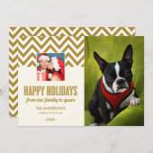 Zickzack URLAUB | FERIENFOTOKARTE Feiertagskarte (Vorne/Hinten)