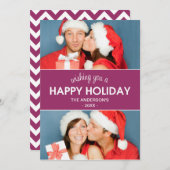 Zickzack URLAUB | FERIENFOTOKARTE Feiertagskarte (Vorne/Hinten)