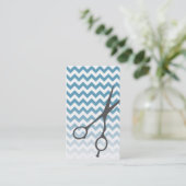 Zickzack Visitenkarte (Stehend Vorderseite)