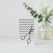 Zickzack Visitenkarte (Stehend Vorderseite)