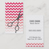 Zickzack Visitenkarte (Vorne/Hinten)