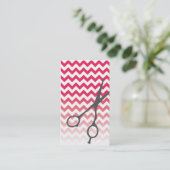 Zickzack Visitenkarte (Stehend Vorderseite)