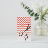 Zickzack Visitenkarte (Stehend Vorderseite)