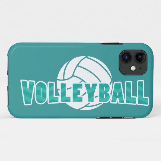 Zickzack Volleyball Case-Mate iPhone Hülle (Rückseite (Horizontal))