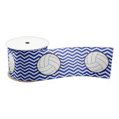 Zickzack Volleyball-Ribbon mit benutzerdefinierter Satinband (Spule)