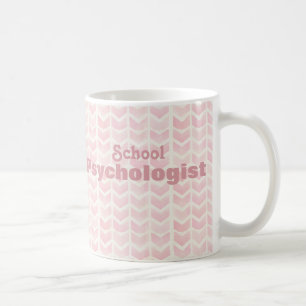 Zickzack Watercolor-Schulpsychologe-Tasse Kaffeetasse