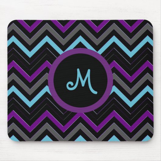 Zickzack Wave Mountain Top Mouse Pad Mousepad (Vorne)