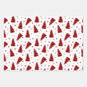 Zickzack Weihnachtsfeiertag Geschenkpapier Set (Vorderseite 2)