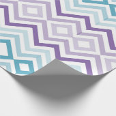 Zickzack Weihnachtsmuster Geschenkpapier (Ecke)