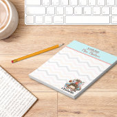 Zickzack Wertschätzung für Lehrer Notizblock