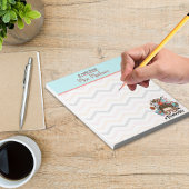 Zickzack Wertschätzung für Lehrer Notizblock