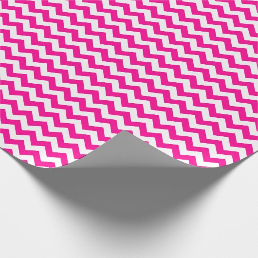 Zickzack Whitepaper zum Umpacken von Warm- und Wei Geschenkpapier (Ecke)