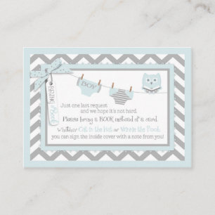 Zickzack Windeln Krawatte Jumper Owl Bringen Sie d Begleitkarte