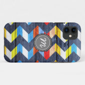 Zickzack Zackzag-Muster #8 Case-Mate iPhone Hülle (Rückseite (Horizontal))
