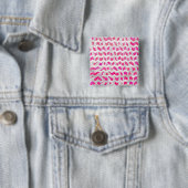 Zickzack Zebra in Pink und Weiß Button (Beispiel)