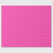 Zickzack Zeilenumbrüche - Weißes auf Hot Pink Geschenkpapier (Flach)