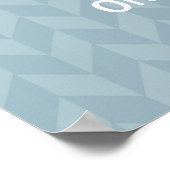 Zickzack Zick-Zack-Poster Poster (Ecke)