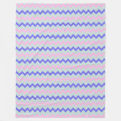 Zickzack Zickzack-Eis Fleecedecke (Vorderseite)