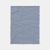 Zickzack Zickzack-Flügelspitze-Streifen-Muster Fleecedecke (Vorderseite)