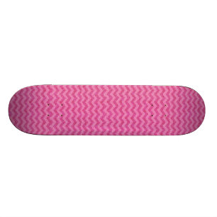 Zickzack Zickzack-Glitzern des rosa Glitters Skateboard