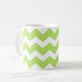 Zickzack Zickzack-Muster, moderner Trend Kaffeetasse (Vorderseite Links)