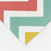 Zickzack Zickzack-Streifen Fleecedecke (Ecke)