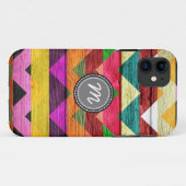 Zickzack Zickzackmuster #3 von Wood aztec Case-Mate iPhone Hülle (Rückseite (Horizontal))