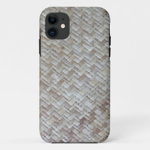 Zickzack Zickzackzickzackmuster-Holz-BambusFoto Case-Mate iPhone Hülle