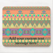Zickzack Zig Zag Tribal Aztec Ikat Muster Mousepad (Vorne)